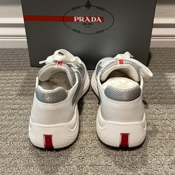 Prada logo mesh sneaker size 38 - Picture 4 of 5
